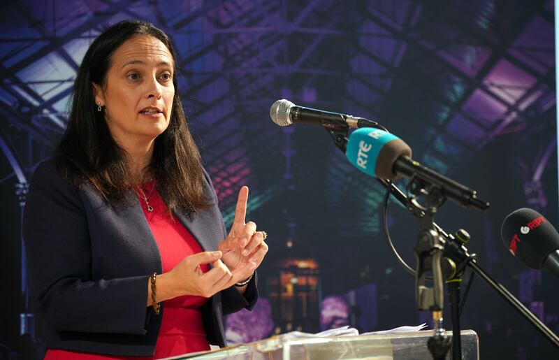 Minister for Media Catherine Martin: the likely TV licence evasion rate in 2023 was approximately 19 per cent. Photograph: Niall Carson/PA Wire