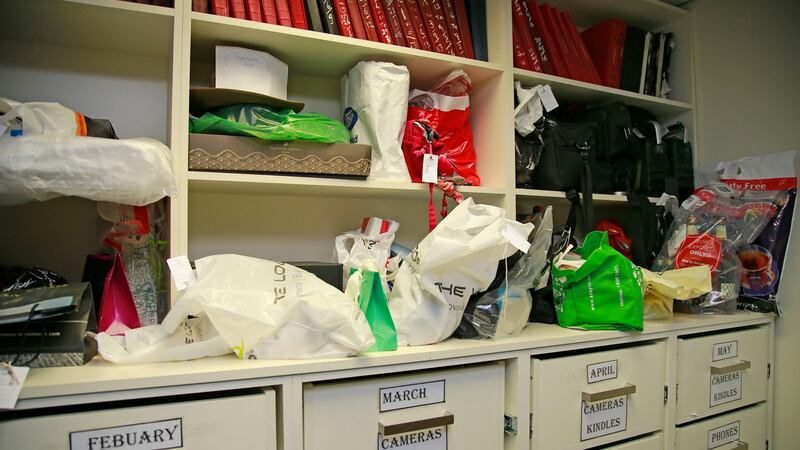 The Lost and Found facility at Dublin Airport. Photograph: Nick Bradshaw