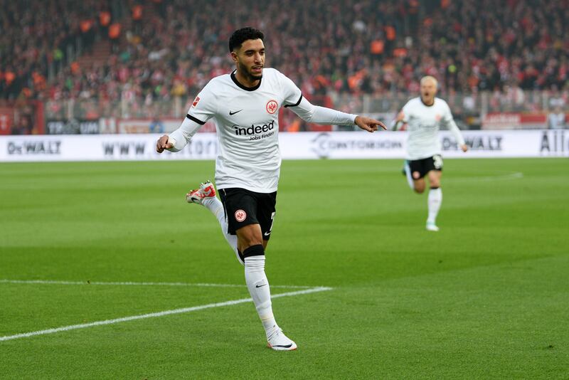 Omar Marmoush of Eintracht Frankfurt is attracting interest from Manchester City. Photograph: Luciano Lima/Getty Images