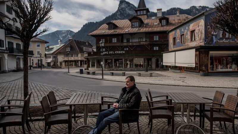 Hotel owner Anton Preisinger, who was to play Pontius Pilate,  in Oberammergau, Germany. Photograph: Laetitia Vancon/The New York Times