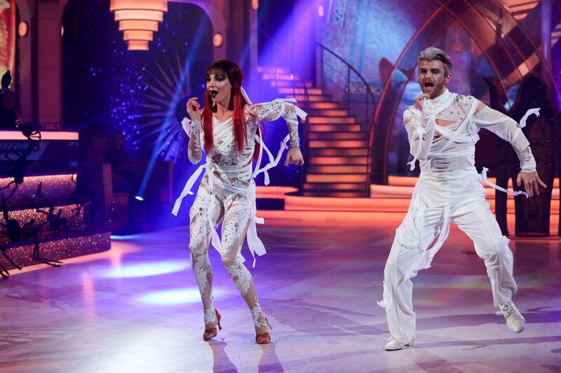 Wild Youth frontman David Whelan with dance  partner Salome Chachua. Photograph: Kyran O’Brien/kobpix