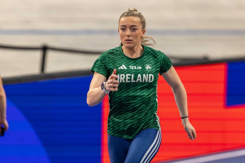 Lauren Cadden at the Omnisport Arena. Photograph: Morgan Treacy/Inpho