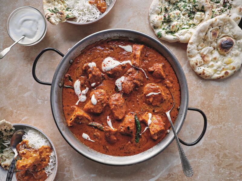 Sunil Ghai's easy butter chicken. Photograph: Joanne Murphy