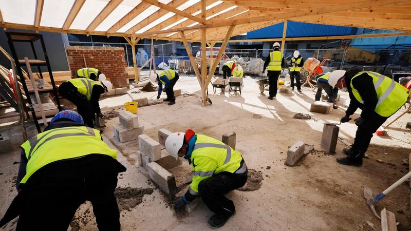 The courses  are based in Dublin Port in a yard like a building site. Photograph: Alan Betson