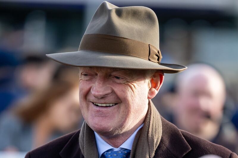 Willie Mullins: 'All the work is now done for Cheltenham. It’s a case of crossing the fingers and hoping they all get there in one piece.'
Photograph: Morgan Treacy/Inpho 
