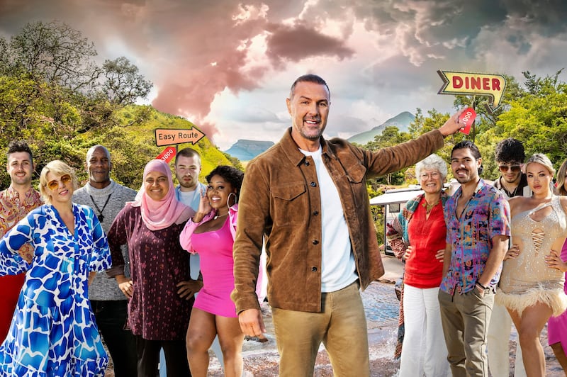 Tempting Fortune: Paddy McGuinness and this year's contestants. Montage: Channel 4