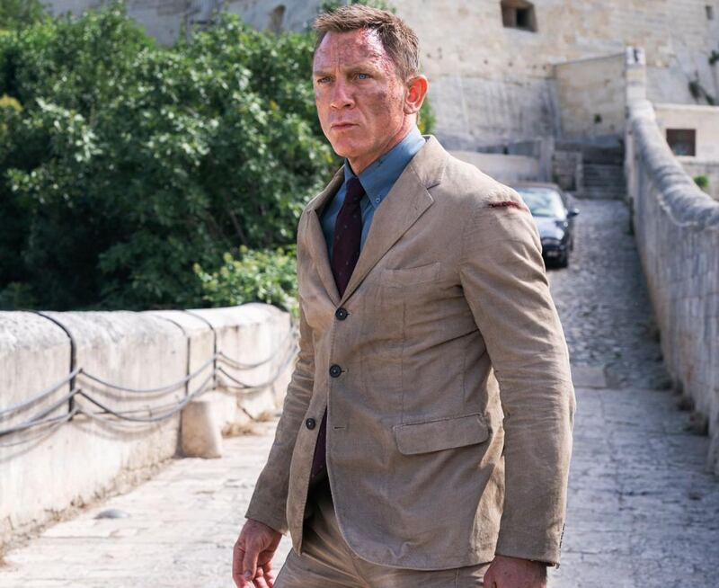 Daniel Craig as James Bond in No Time to Die