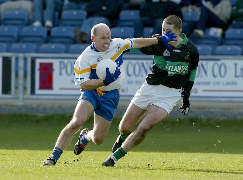 Peter Canavan in action for Errigal Ciarán against Nemo Rangers in the 2003 All-Ireland club semi-final at O'Moore Park in Portloaise. Photograph: Morgan Treacy/Inpho