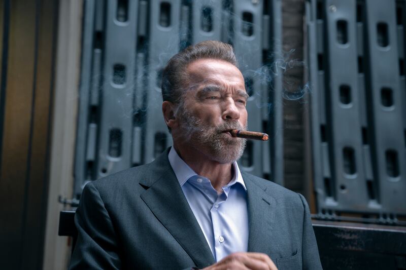 Fubar: Arnold Schwarzenegger as Luke Brunner. Photograph: Christos Kalohoridis/Netflix © 2023