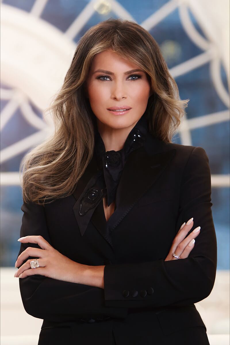  Melania Trump at the White House in Washington in 2017. Photograph: The White House/New York Times)