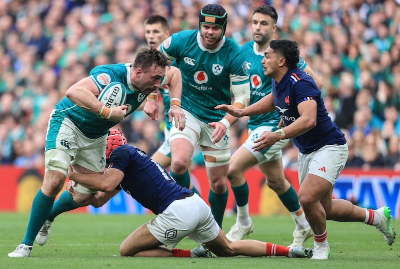 Jack Conan's carrying is a strong part of his game. Photograph: Dan Sheridan/Inpho