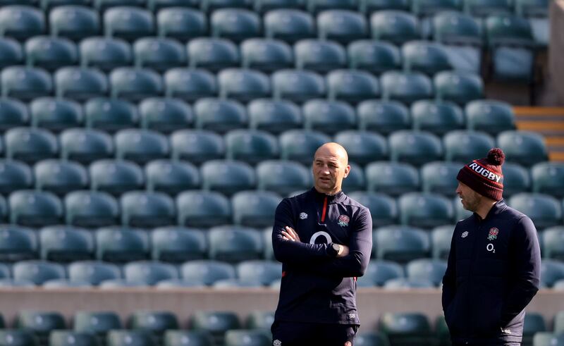 Steve Borthwick: has show faith with a core group of players since his arrival as England head coach. Photograph: Dan Sheridan/Inpho 