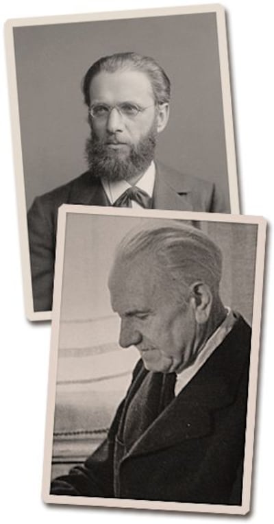 Carl Strumpf (top) & Wilhelm Doegen (bottom)