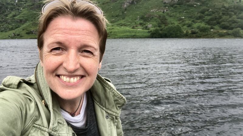 Yvonne Cassidy in Gougane Barra, Ballingeary in Co Cork – a place she longs to visit again.