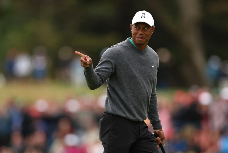 Tiger Woods at the JP McManus Pro Am. Photograph: Oisin Keniry/Getty