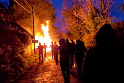 Newtownmountkennedy protests: Taoiseach condemns ‘thuggery’ after violent clashes with gardaí at site earmarked for asylum seekers