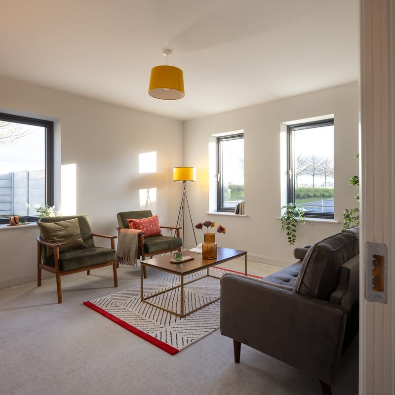 The interior of one of the homes on Grange Close.