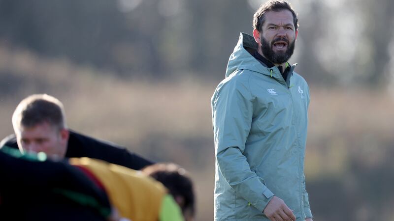 Andy Farrell’s side are looking to bounce back in Dublin. Photograph: Dan Sheridan/Inpho