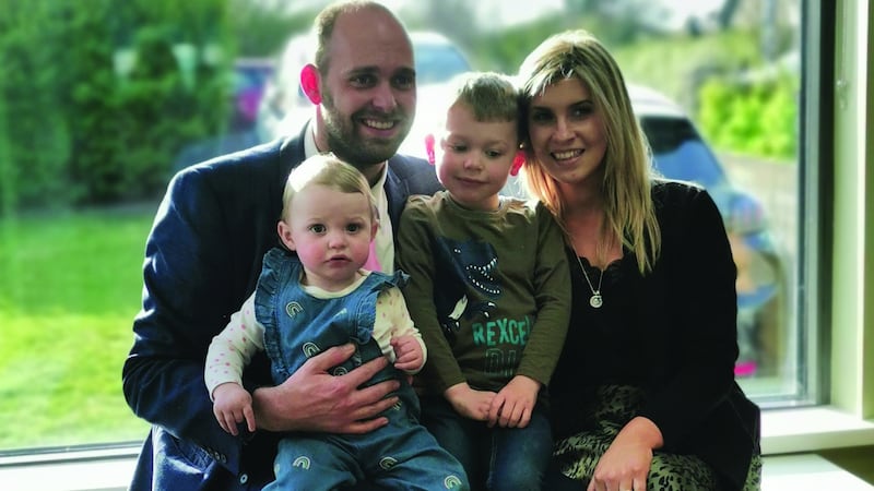 Stephen and Christina Ruigrok with their children Hayley, who ‘doesn’t do well with crowds’ and Jake, who has a speech delay