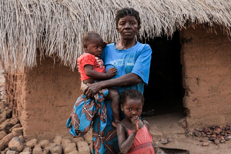 In the DRC grandmother Caustasie (64) is the sole caregiver to her two grandchildren. Photograph: Tshoper Kabambi /Concern Worldwide