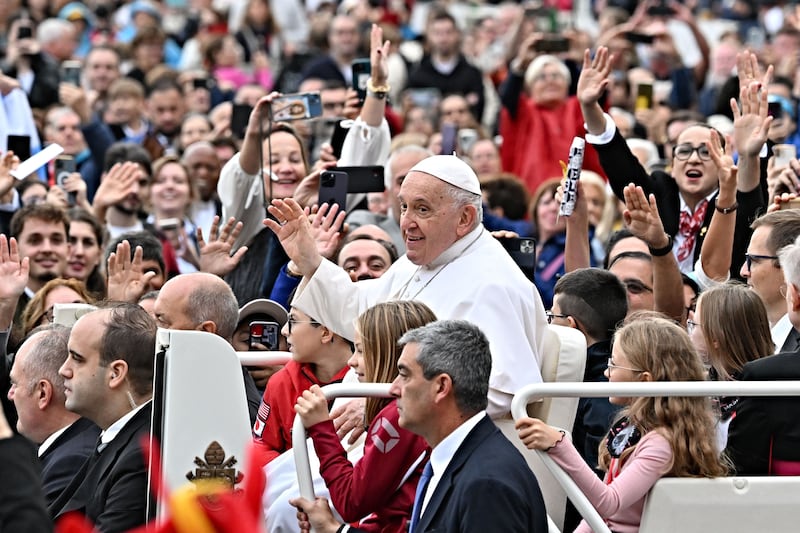 Pope Francis remains among the most charismatic and appealing of world figures today. Photograph: Andreas Solaro/AFP via Getty Images