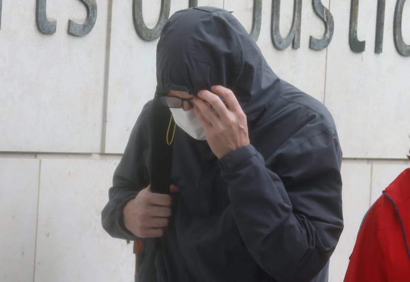 Paul Lavery, a former financial controller of CHC, at the Criminal Courts of Justice in Dublin for his sentence hearing. Photograph: Paddy Cummins