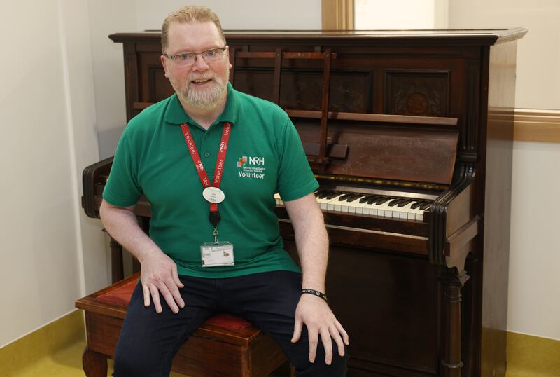 Volunteer Jim Clarke at the NRH in Dún Laoghaire. Photograph: Laura Hutton