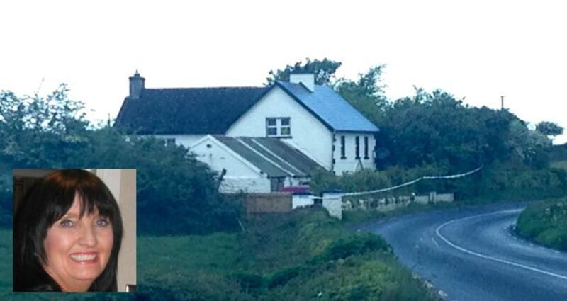 The farmhouse in Co Limerick where the bodies of a man and a woman were discovered in the early hours of Monday morning. Photograph: Kathryn Hayes. Inset: Julia Holmes.