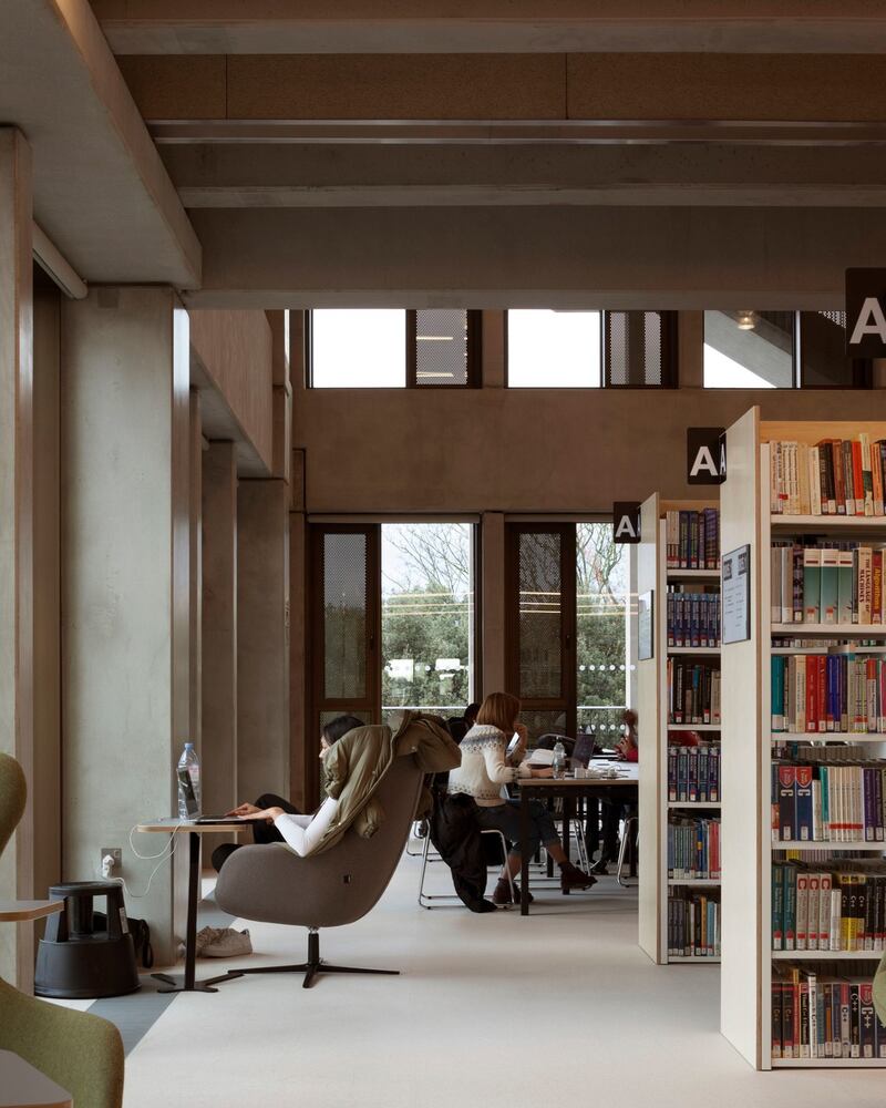 Riba Stirling Prize: Grafton Architects’ Town House, at Kingston University, in southwest London. Photograph: Alice Clancy/Riba/PA Wire