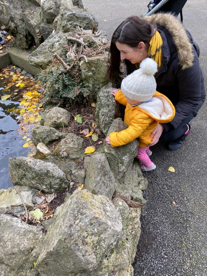 Aisling and Lanah in Phoenix Park.