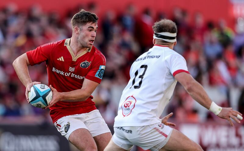 BKT United Rugby Championship, Thomond Park, Co. Limerick 1/6/2024
Munster vs Ulster
Munster’s Jack Crowley
Mandatory Credit ©INPHO/Dan Sheridan