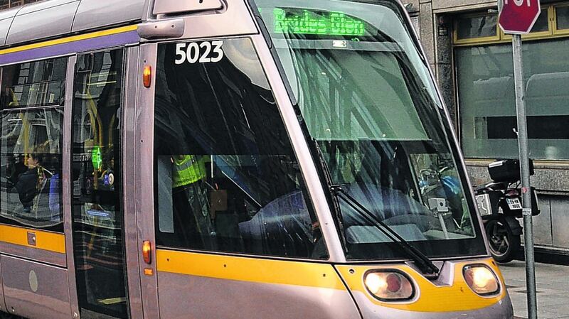 ‘Luas has reviewed the customer’s video and we are now doing a full review of the ticket machines across the Luas network’ – Transdev. Photograph: Dara Mac Dónaill