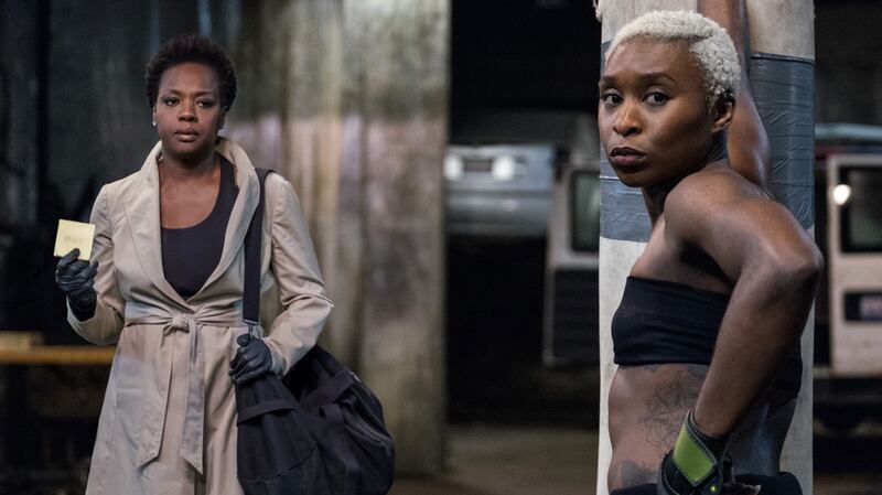 Viola Davis and Cynthia Erivo in Widows. Photograph: Merrick Morton//Twentieth Century Fox Film Corporation