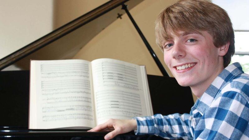 A much younger Killian Farrell prepares for a Dublin performance of Bach’s St Matthew Passion.