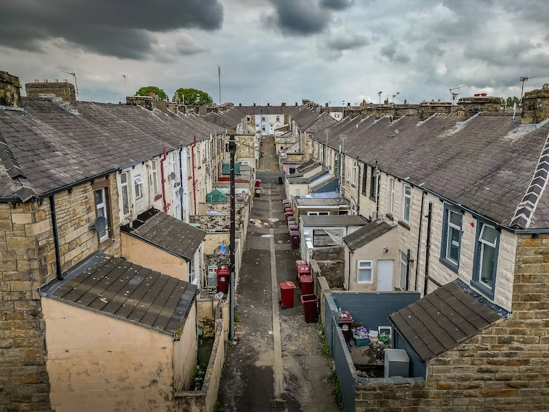 Terraced homes in Burnley, one of the northern seats that is expected to return to Labour. Photo: Christopher Furlong/Getty Images