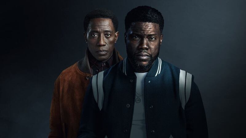 Wesley Snipes and Kevin Hart in poster art for True Story