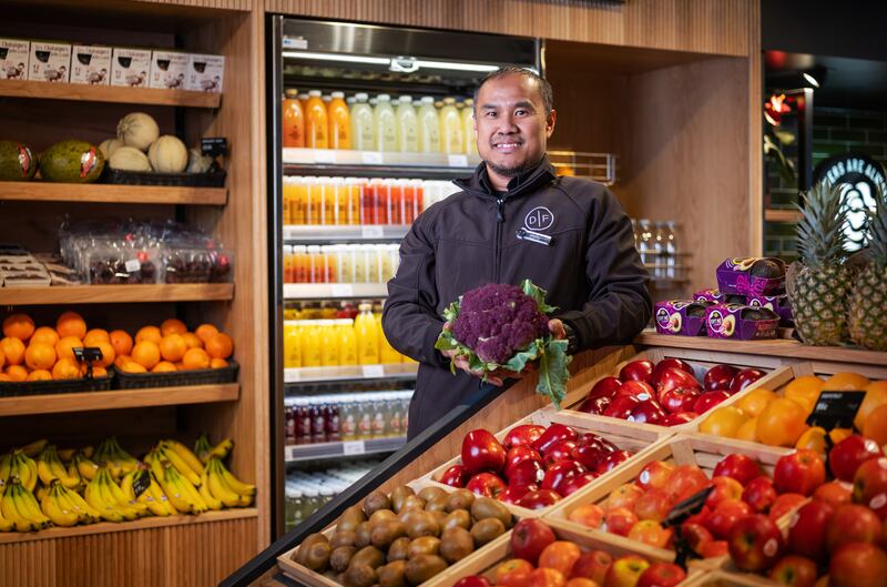 Lolito Quisoy is in charge of Donnybrook Fair's fruit and vegetables