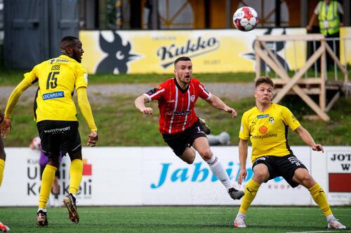 Michael Duffy heads Derry City into Europa Conference League third qualifying round