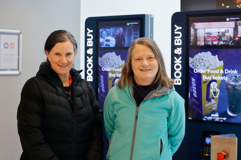 Nora Condon and Andrea Dodd at the Odeon Point Square 