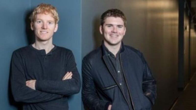 Stripe founders Patrick and John Collison.