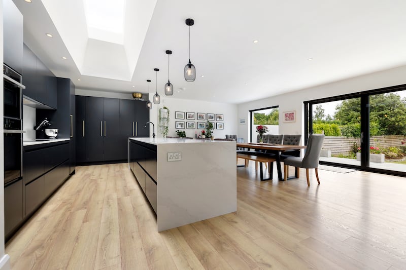 Kitchen and dining area. Photographs: Andrew Nolan