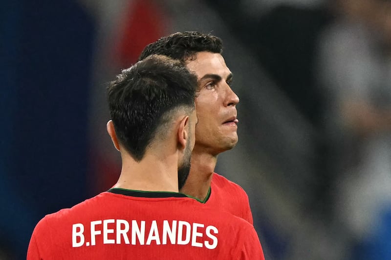 Portugal's forward Cristiano Ronaldo. Photograph: Patricia de Melo Moreira/AFP via Getty