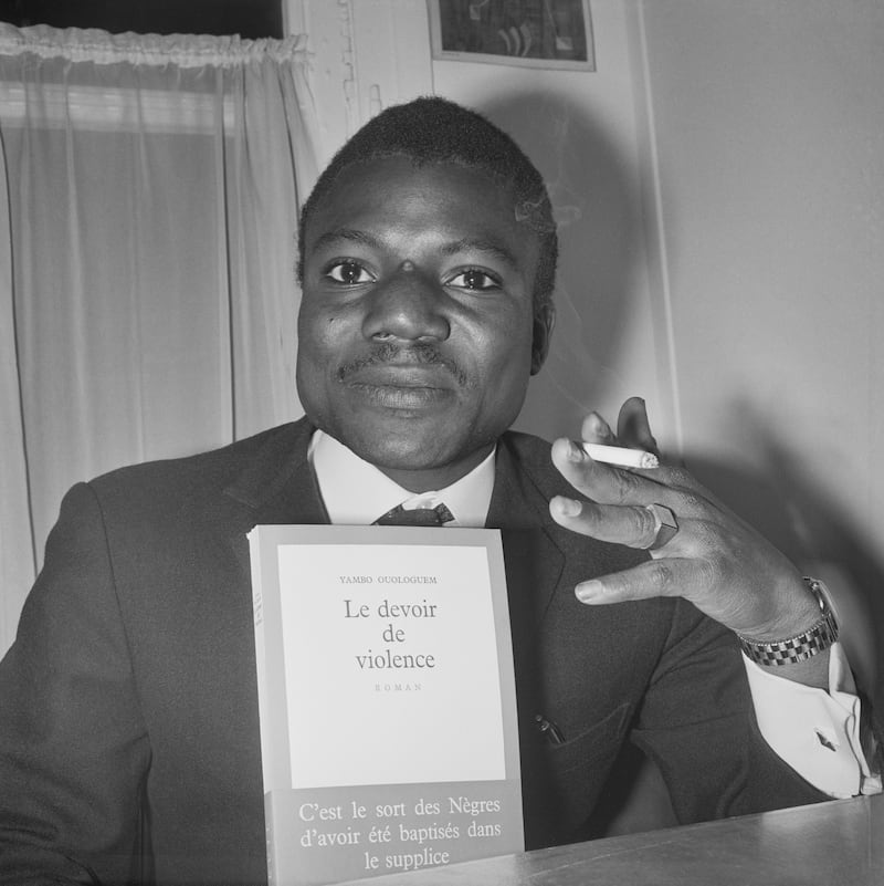 Yambo Ouologuem in 1968, when he won the Prix Renaudot prize for his novel Le devoir de violence. Photograph: Keystone-France/Gamma-Rapho via Getty Images