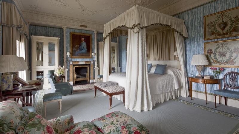 The Lady Caroline Coote suite at Ballyfin in Co Laois.