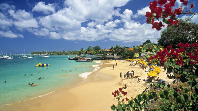 Store Bay, Tobago in the  Caribbean. Photograph: Getty