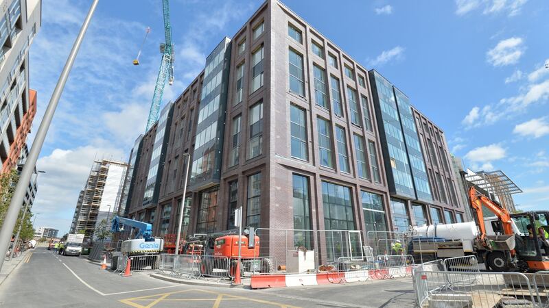 The Host Student Accommodation under construction in Dublin’s Docklands. Photograph: Alan Betson