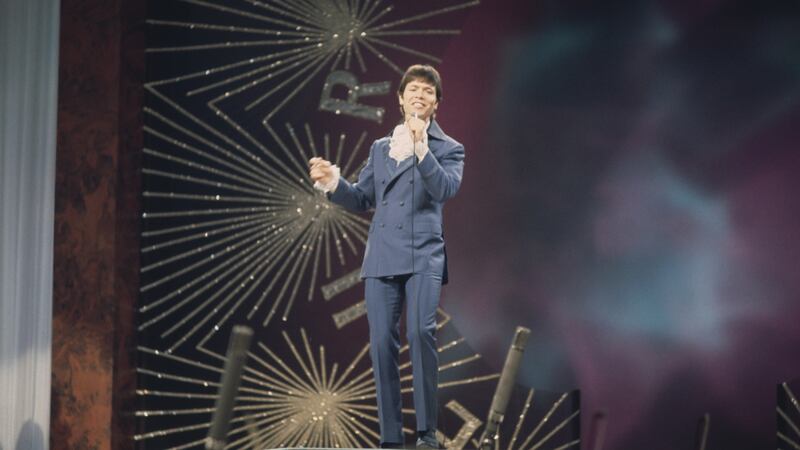 Cliff Richard performing ‘Congratulations’ in 1968. Photograph: Getty Images