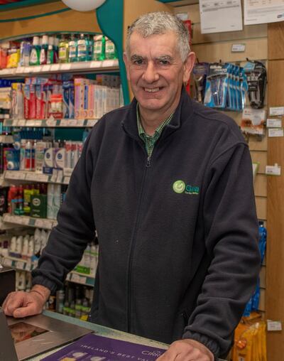 Paul Gillen, manager of the Gala supermarket, worries what 100 people who will not be legally allowed to leave the jurisdiction will do all day. Photograph: North West Newspix