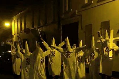 Police investigating ‘hate crime’ after group dress as Ku Klux Klan in Co Down