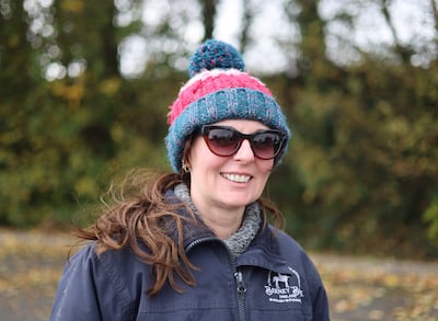 Ann Marie Lynam, at Moynalty Horse Chase. Photograph: Dara Mac Dónaill






